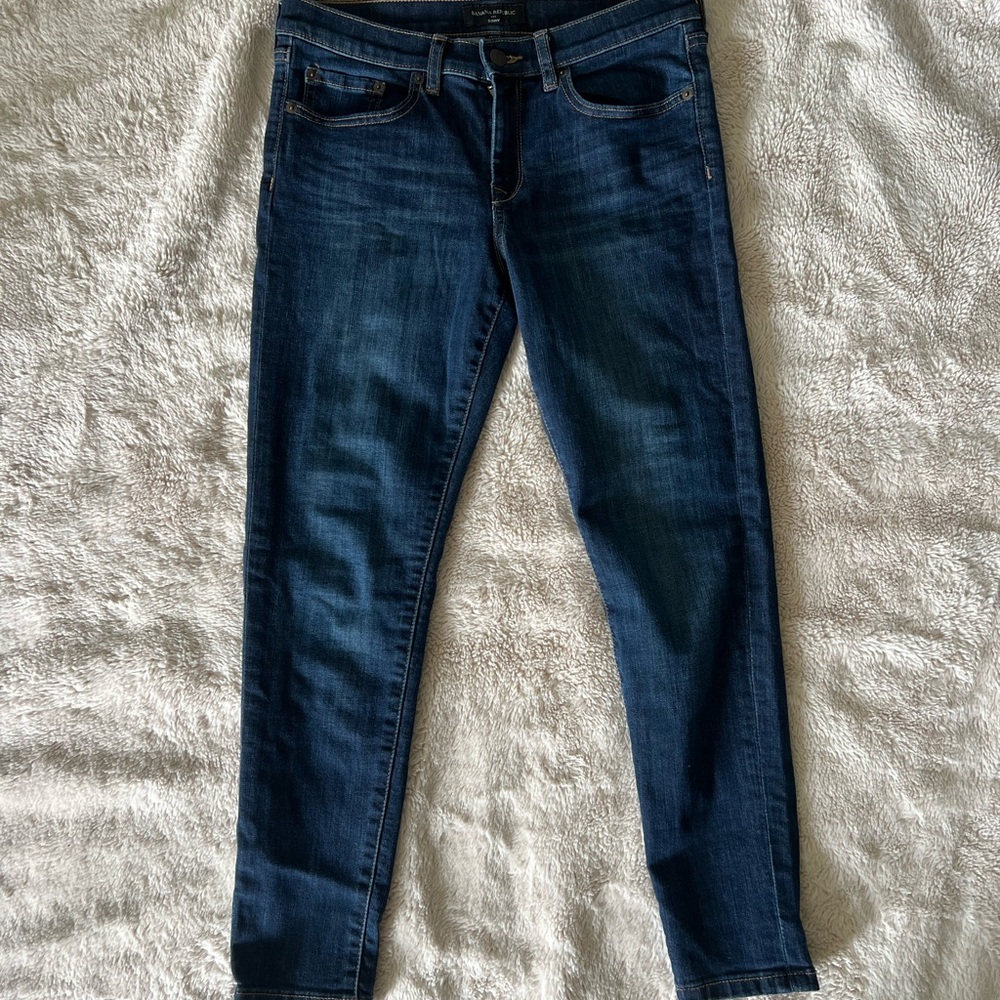 Banana Republic Deep Skinny Jeans